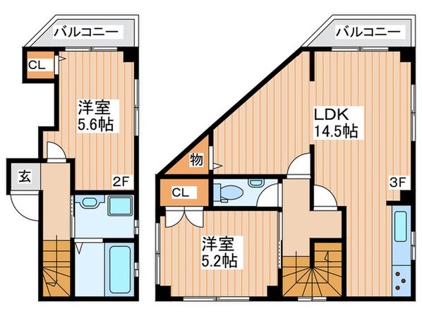 Ｔ－Ｈｏｕｓｅ守口の物件間取画像